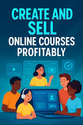 Create and Sell Online Courses Profitably background